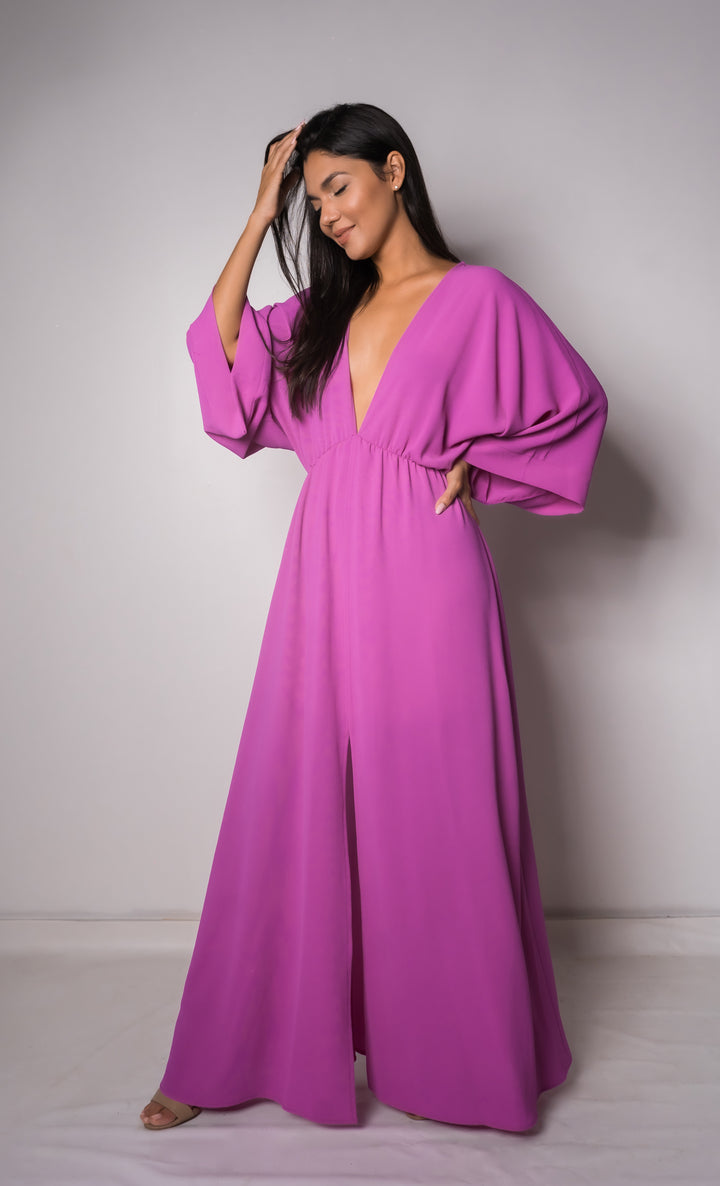 Magenta Resort  Maxi Dress