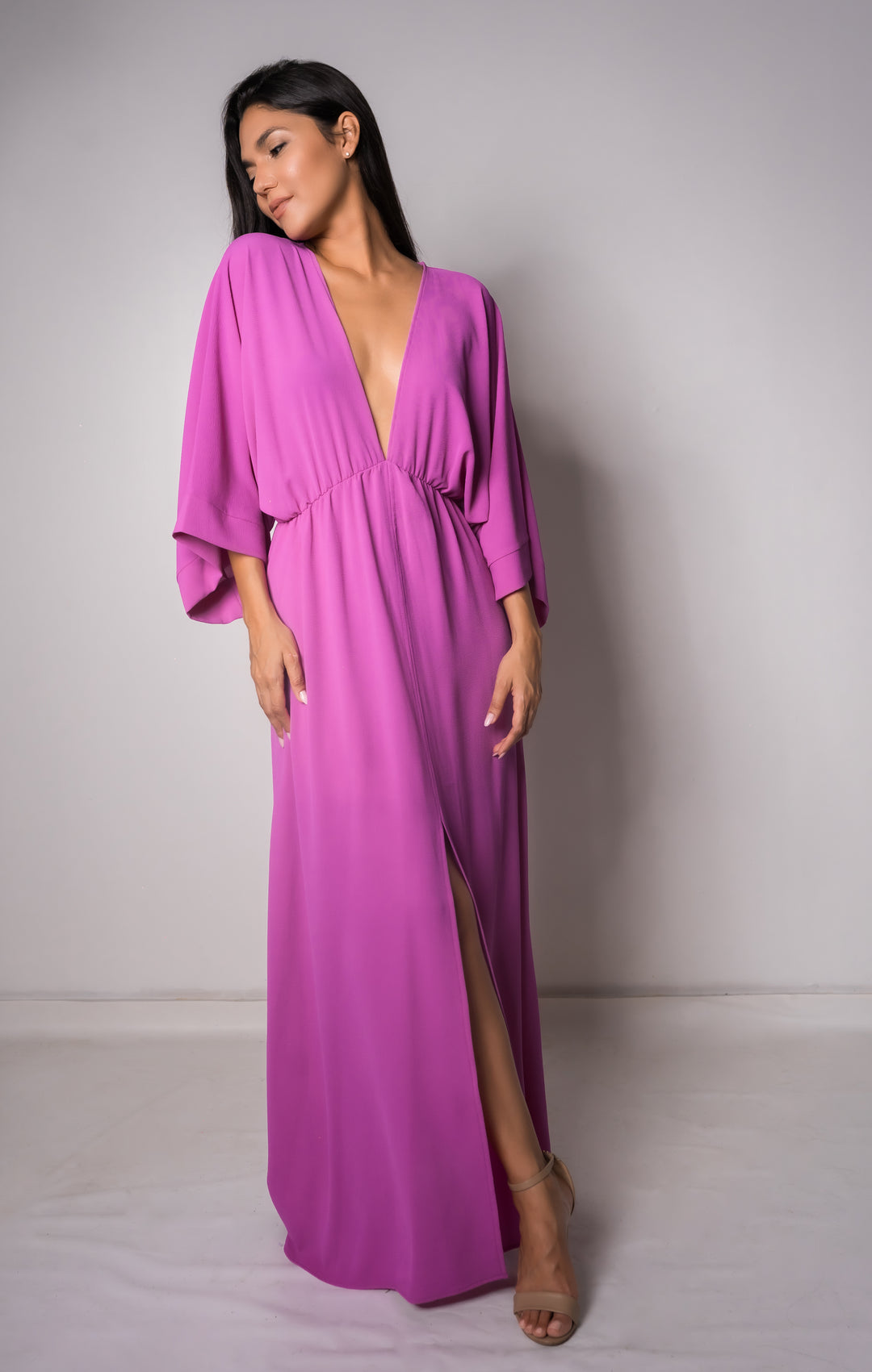 Magenta Resort  Maxi Dress